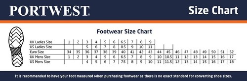 Portwest Men's Composite KPU and Mesh Trainer Workwear Comfortable Shoes FT32 UK - Picture 2 of 4