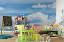 3D Sky Clouds Wallpaper Wall Mural Removable Self-adhesive Sticker749