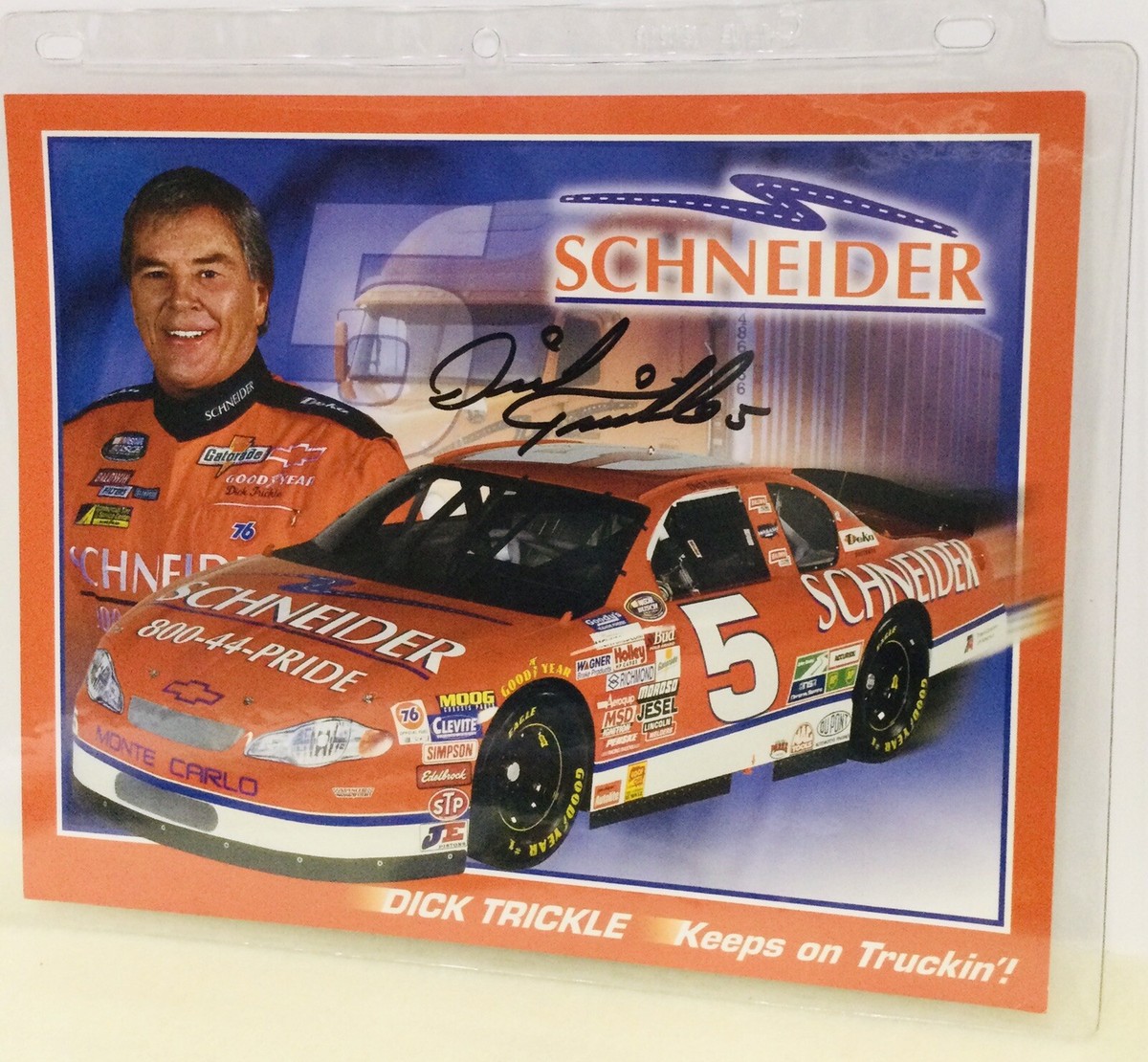 NASCAR Racing Dick Trickle (no. 5) Autographed Auth. Photo | eBay