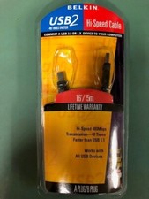 Belkin USB 2.0 F3U133-16 USB2 Hi-Speed Cable- NEW in pkg