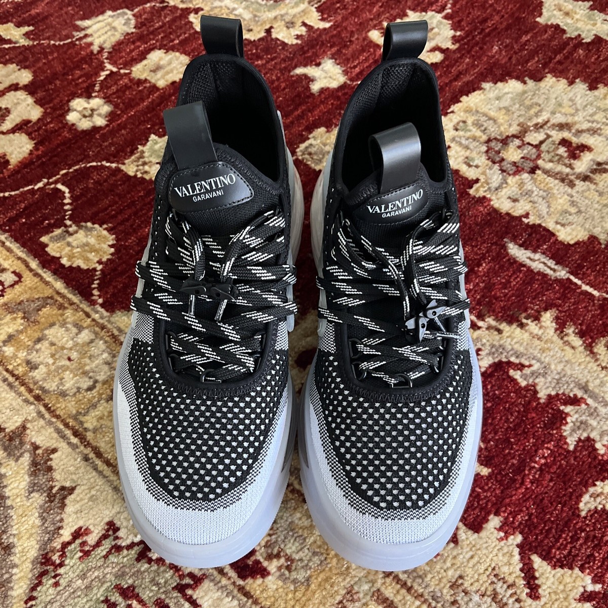 VALENTINO / ハイカットスニーカー/41/BLK Valentino Garavani sneakers in technical mesh and rubber size 41