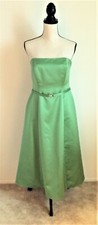 Michaelangelo Green Tea Length Dress, Size 10
