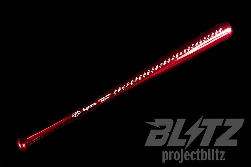 バット Supreme - supreme chrome Maple Wood Baseball Bat Supreme Rawlings Chrome Maple Wood Baseball Bat (SS21) - $248