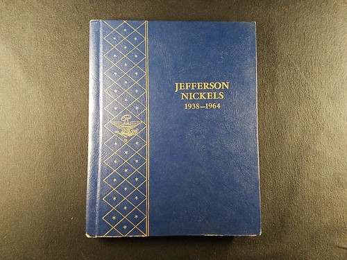 Whitman Jefferson Nickels 1938- 1964 3 Pages No 9410 Coin Vintage READ