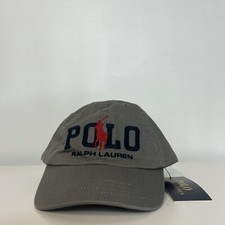 Polo Ralph Lauren Little Boys Big Pony Logo Chino Ball Cap Gray 2T-4T 2