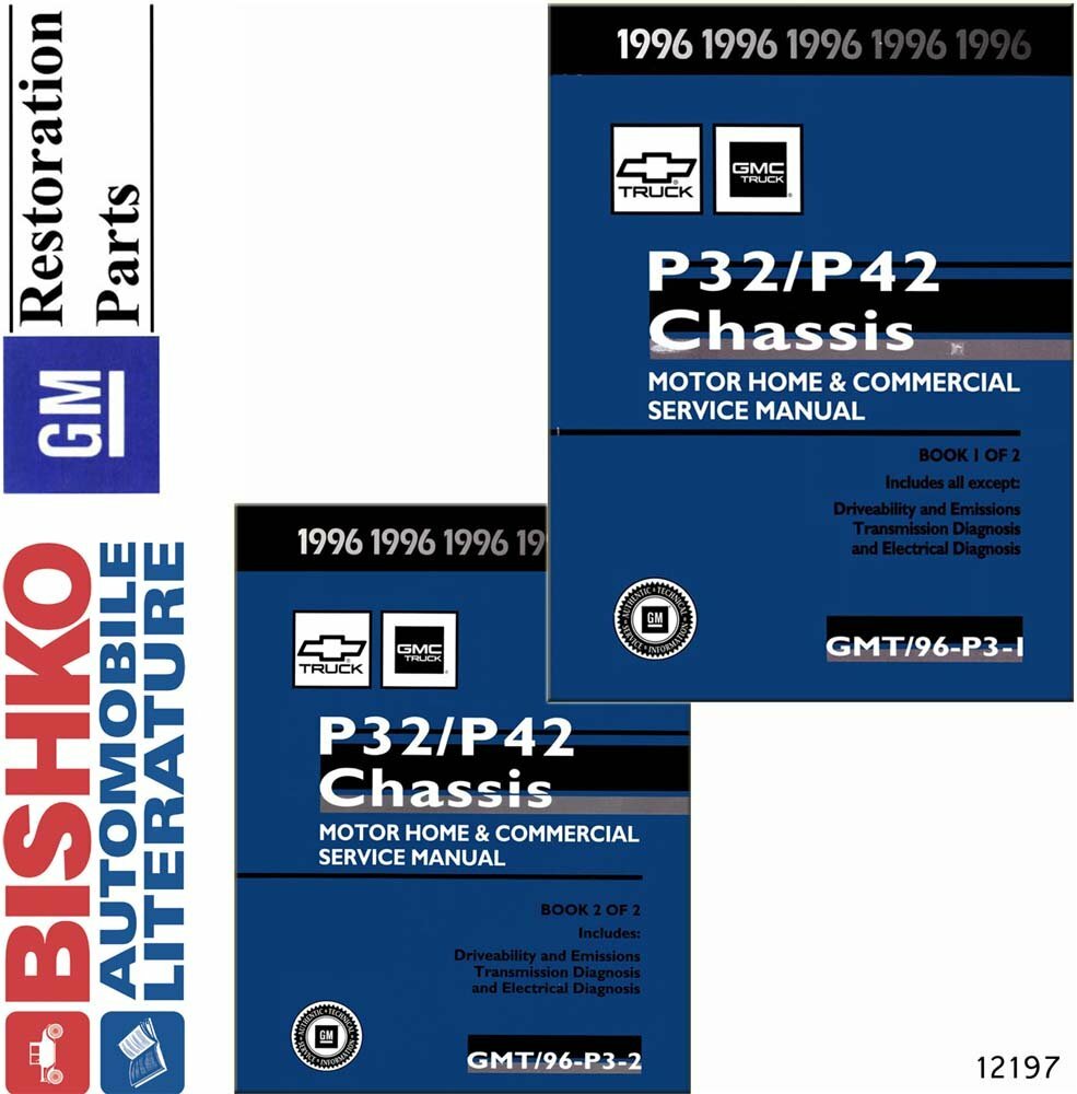 Chevy Truck & Gmc 'P' Chassis P32/P42 1996 Digital Shop Manual Disc CD eBay