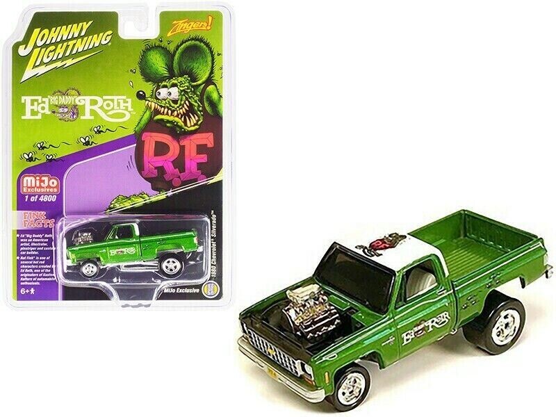 ミニカー 1:64 RAT FINK 1979 Chevy Silverrado C10 RAT FINK ラットフィンク ミニカー 1/64 AUTO WORLD 1979 Chevy