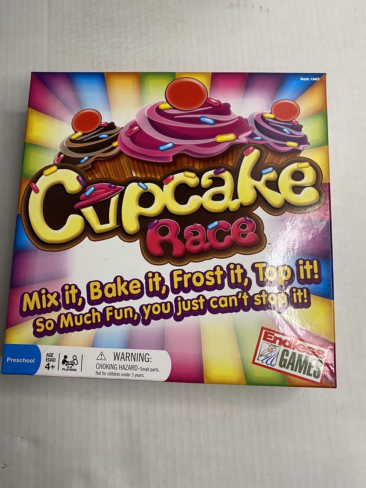 Cupcake Race Board Game From Endless Games-image