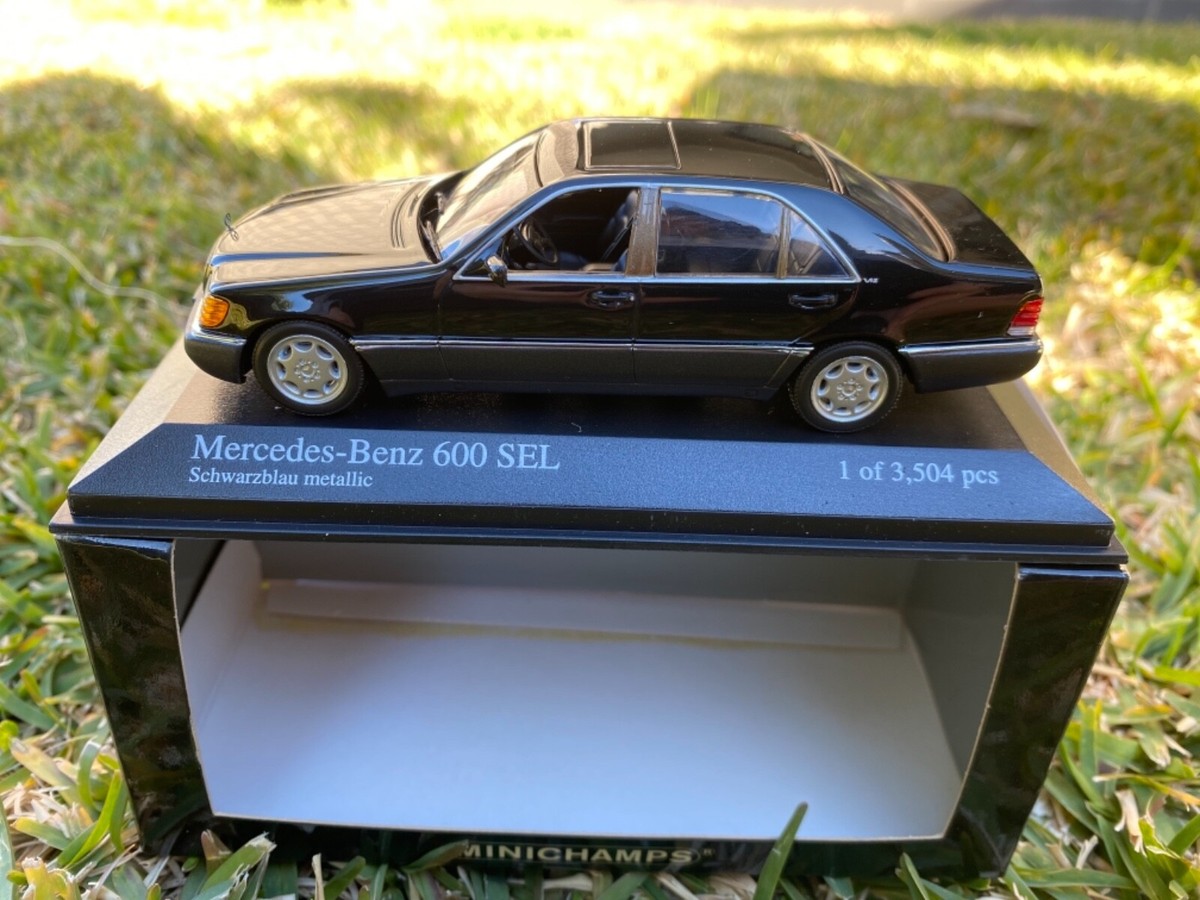 MINICHAMPS Mercedes Benz 600 SEL1991 model car*BNIB*Black MINICHAMPS Mercedes Benz 600 SEL1991 model car*BNIB*Black