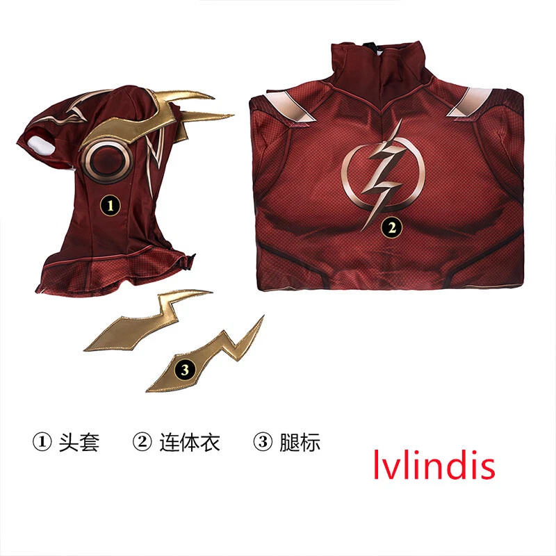 INJUSTICE2 The Flash Mono Cosplay Conjunto Completo Disfraces Hombre Foto 4 de 4