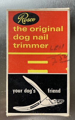 Vintage RESCO The Original Dog Nail Trimmer No.727 In Box Pet Nail Cutter