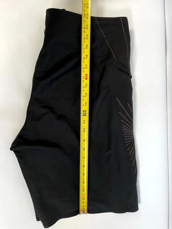 Volcom Armstrong Solid Men's Black Drawstring Shorts Size 36 - Image 4 of 4