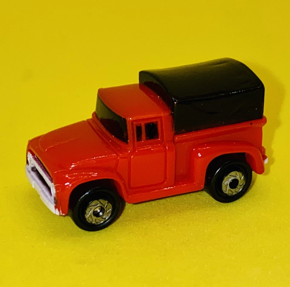 Vintage Micro Machines Ford '56 Pickup Insiders w/Blue Funny Car Galoob 1989 - Image 4 of 4