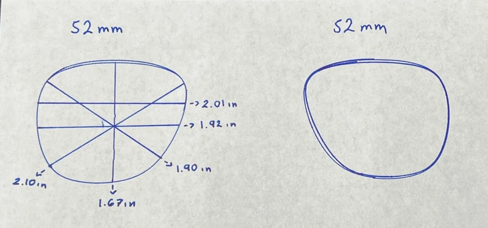 52MM Randolph ENGINEERING AVIATOR Gris Vidrio Mineral LENTES 400% Protección UV Foto 2 de 4