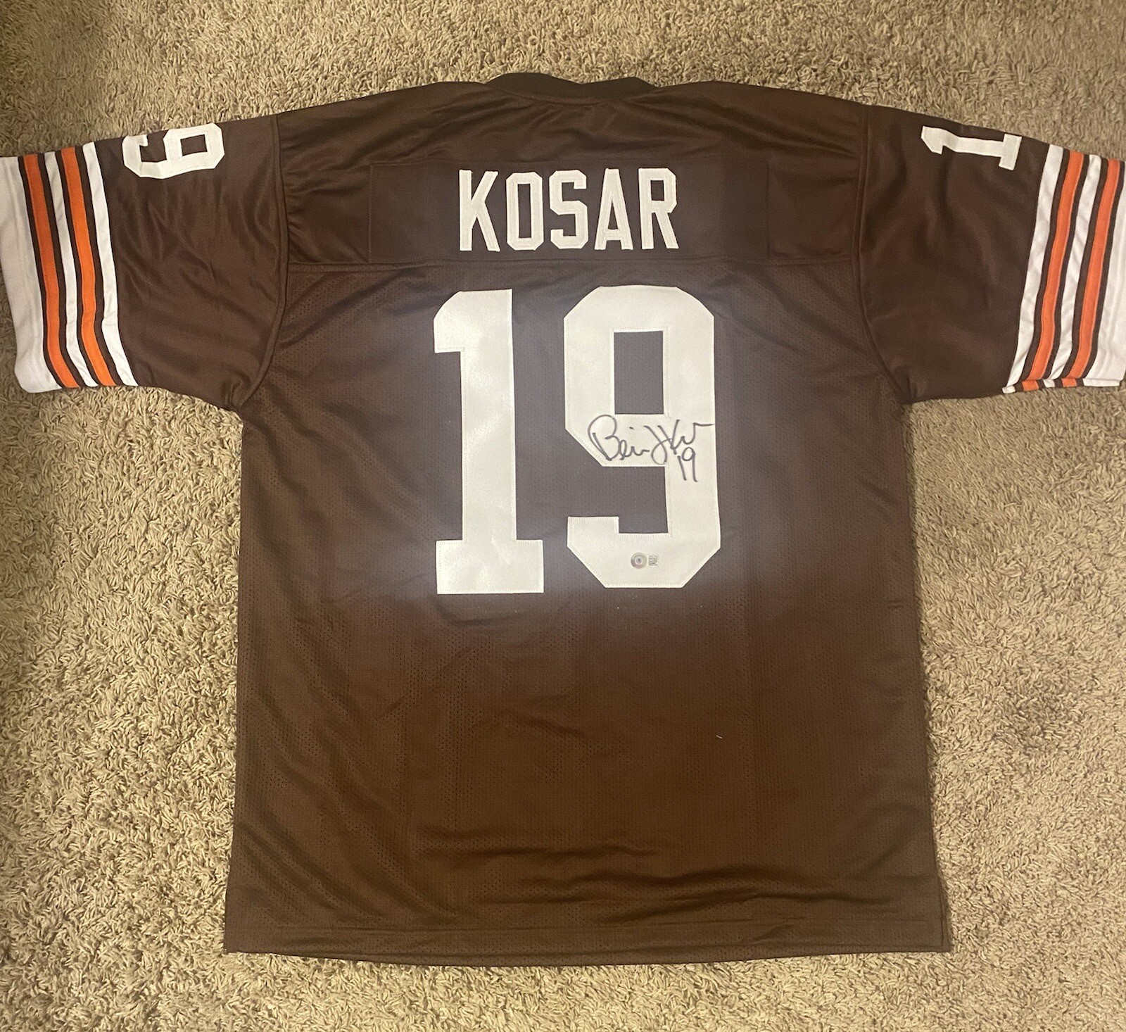 Bernie Kosar Autographed Signed Cleveland Browns Jersey (Beckett) 