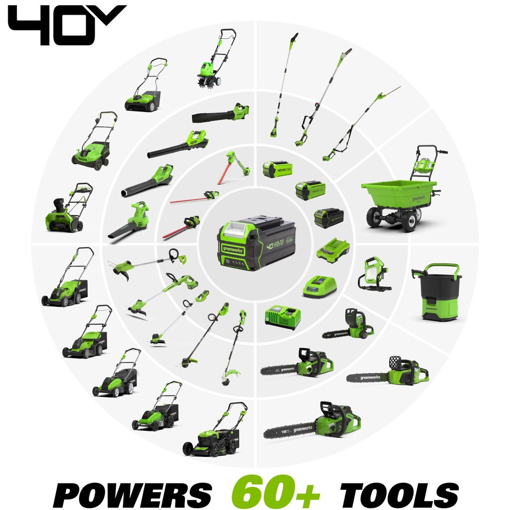 13-inch Cordless String Trimmer/Edger (Tool Only) 21332,G-MAX 40V Lithium-Ion