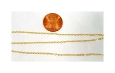 50 Feet 14K GOLD Filled Cable CHAIN 1.5mm BULK gf g.f.
