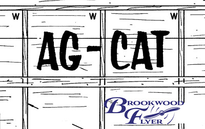 AG-CAT DUSTER PLAN + BUILDING ARTICLE to Build ENLARGED 40'' UC Model Airplane