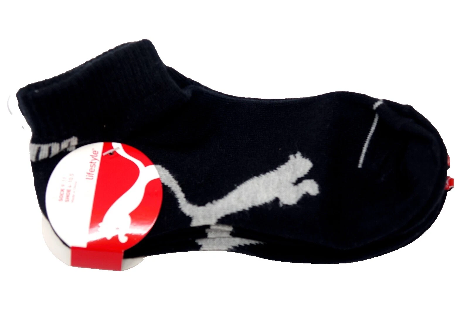 PUMA 纯色棉混纺袜女