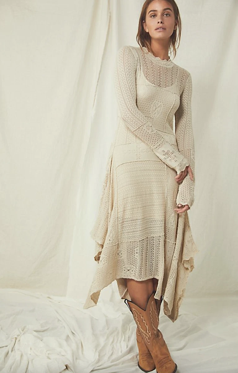 snowflake sweater dress