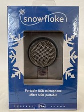 Blue SNOWFLAKE PORTABLE USB MICROPHONE NEW SEALED