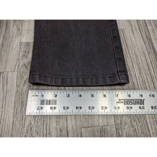 Jeans Lee donna taglia 8 M rivettati Ultimate 5 gamba dritta nero denim - Foto 12 di 12