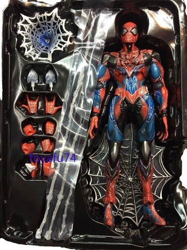 Onmitsu Black Armor Spider-Man CIB Manga Realization Tamashii