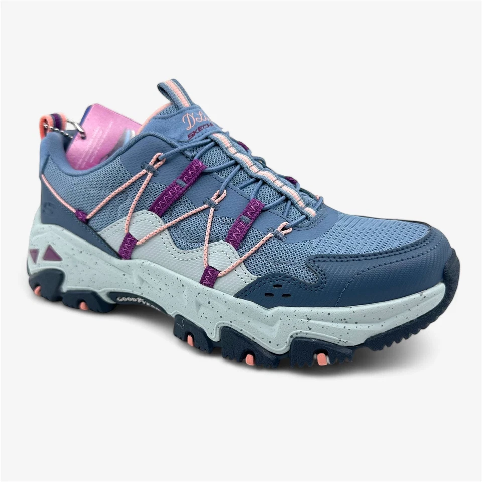 Zapatilla deportiva Skechers D'Lites Hiker Hillock rosa pizarra para mujer Foto 2 de 4