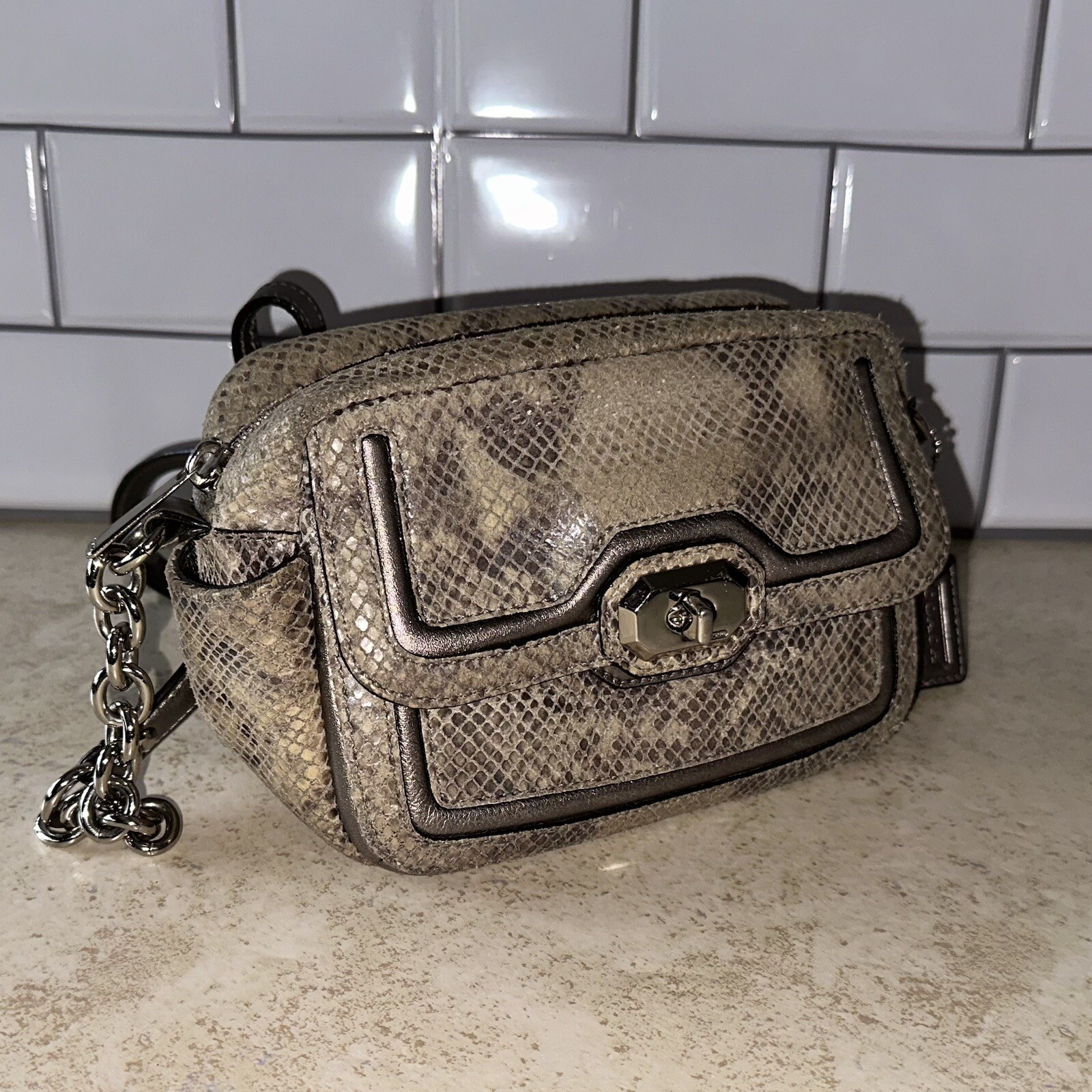 Coach Python Leather crossbody bag - image 1