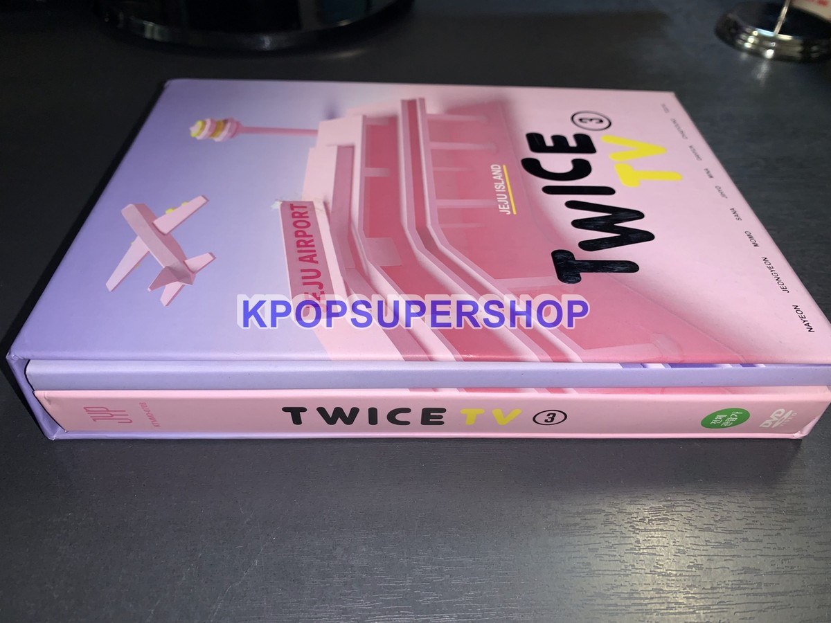 Twice TV3 3 DVD Photobook Jeongyeon Postcard Great Cond Rare OOP