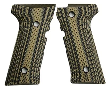 Beretta 92 M9 Grips Super Aggressive G10 Fit 92 Vertec & M9A3 Beretta 92 Compact
