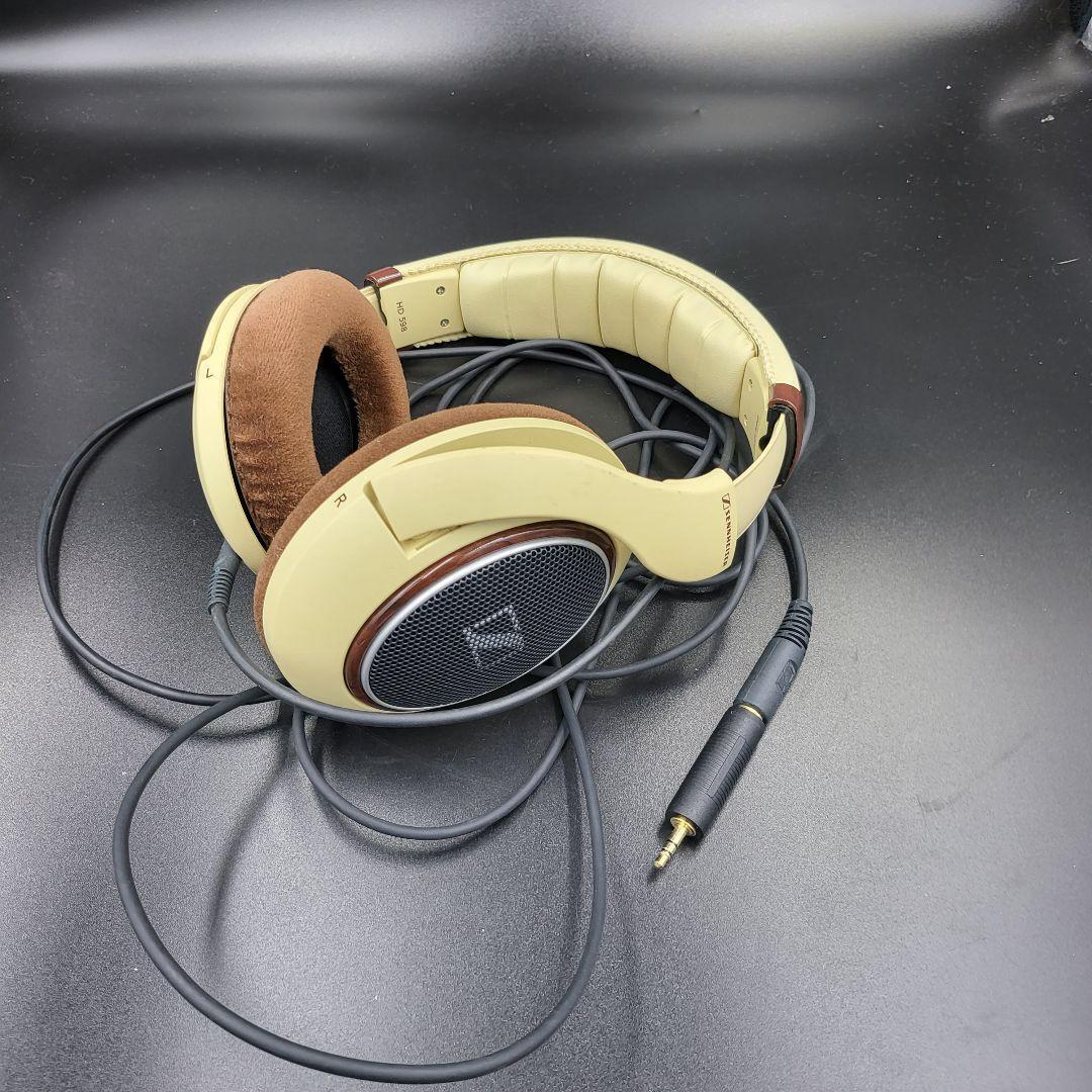 SENNHEISER HD598 Open type headphones Ivory Brown