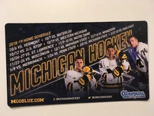 UNIVERSITY OF MICHIGAN 2018-2019 MAGNETIC HOME HOCKEY SCHEDULE 4" X 7" NEW