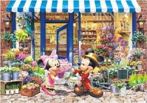 Puzzle Disney 1000 petites pièces DW-1000-393 Minnie Flower Shop 1000 pièces - Photo 1/1