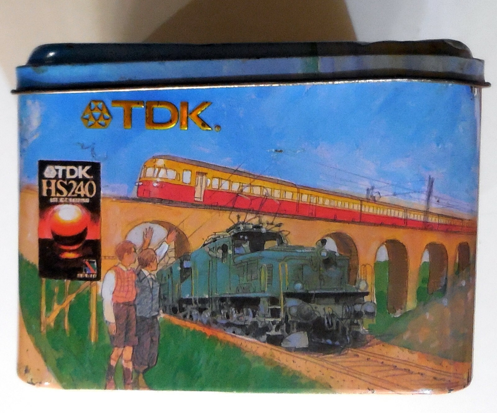 VINTAGE TIN BOX TIN BOXES TDK SO REAL XP240 CASSETTES 197080s eBay