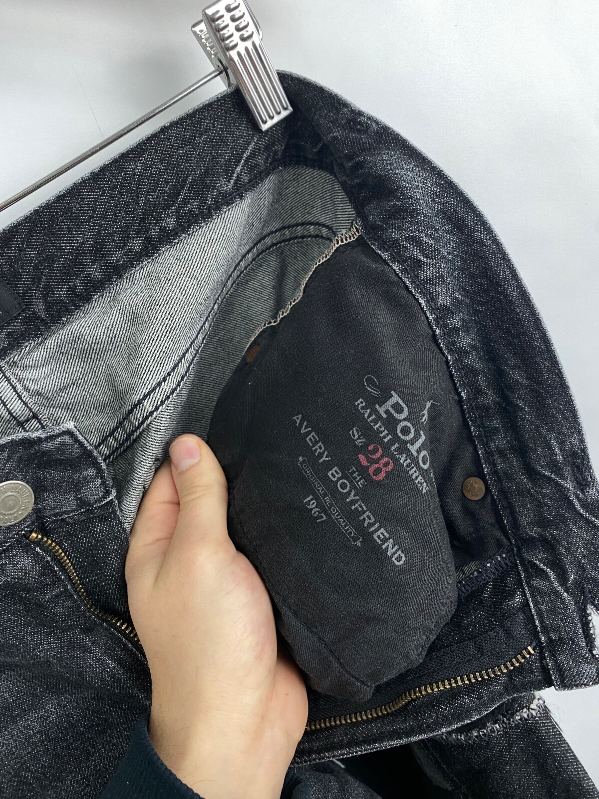 Polo Ralph Lauren Patchwork Distressed Avery Boyf… - image 8