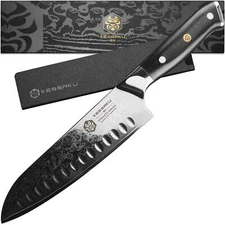 Kessaku 7" Santoku Knife - Damascus Dynasty Series - AUS-10V Stainless Steel
