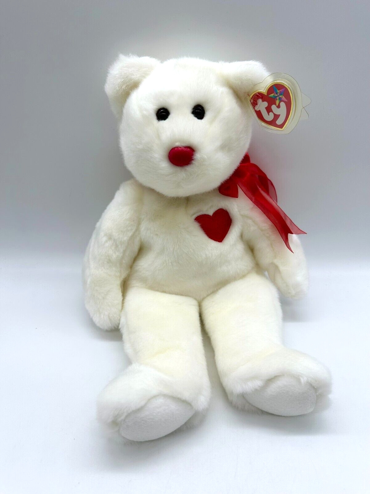 TY Valentino BEANIE Buddy Buddies Large Plush 1999 BEAR Vtg MWMT Mint Tag Teddy
