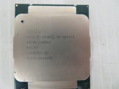 Lot of 2 Intel Xeon E5-2630V3 2.4GHz Eight Core Processor
