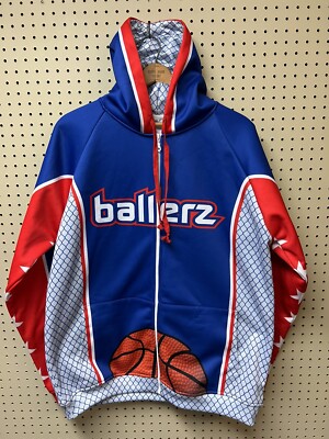 Mens 2XL Mamba Ballerz Mam8a Full Zip Hooded Sweat Jacket Basketball
