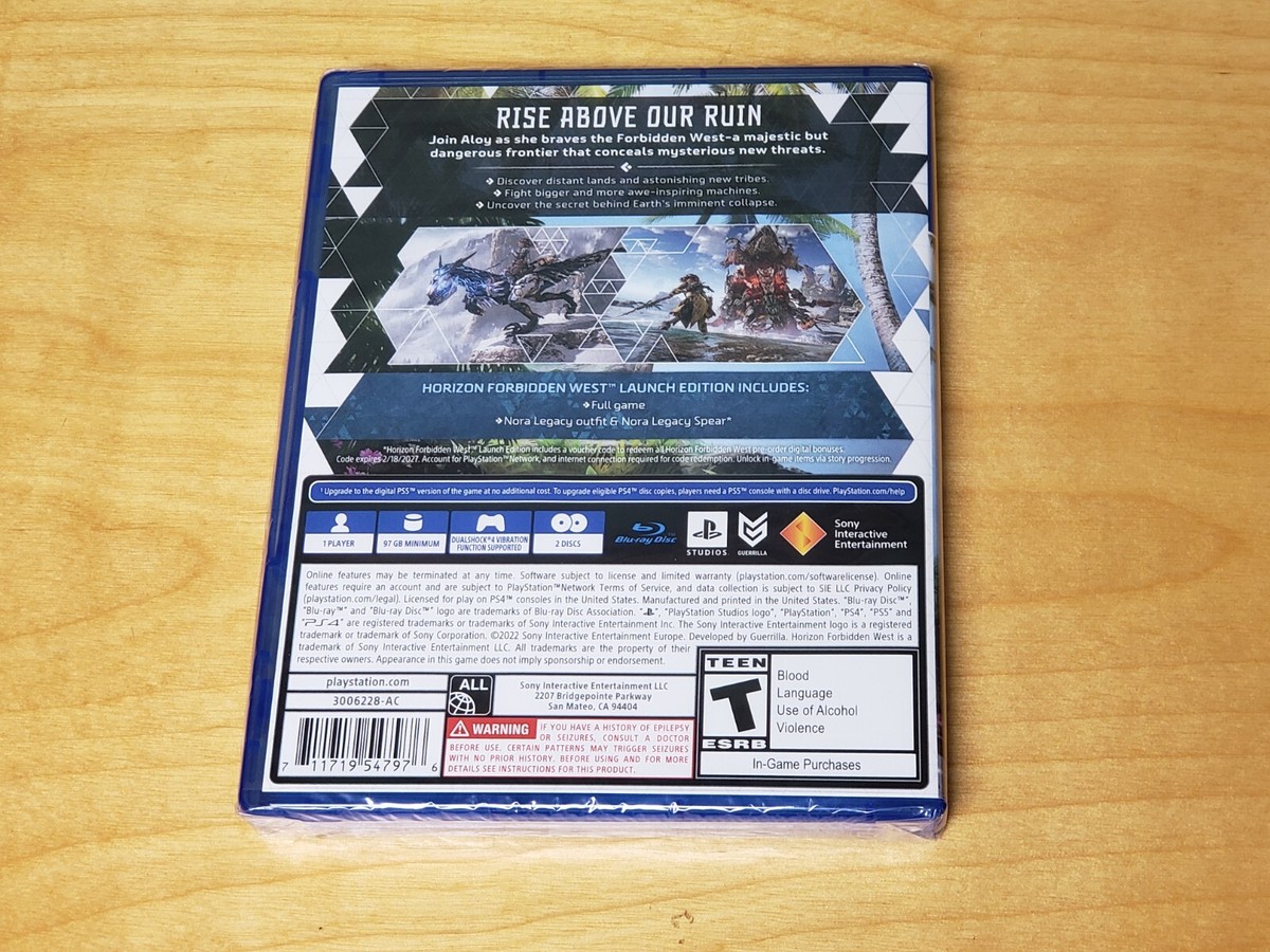 Horizon Forbidden West Launch Edition - Sony PlayStation 4 for