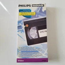 PHILIPS MAGNAVOX Head Cleaner Non-Abrasive Wet System VCR Player 