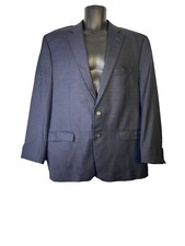 Lauren Ralph Lauren Mens Blazer Coat 100 Wool Laine Blue Size 46R