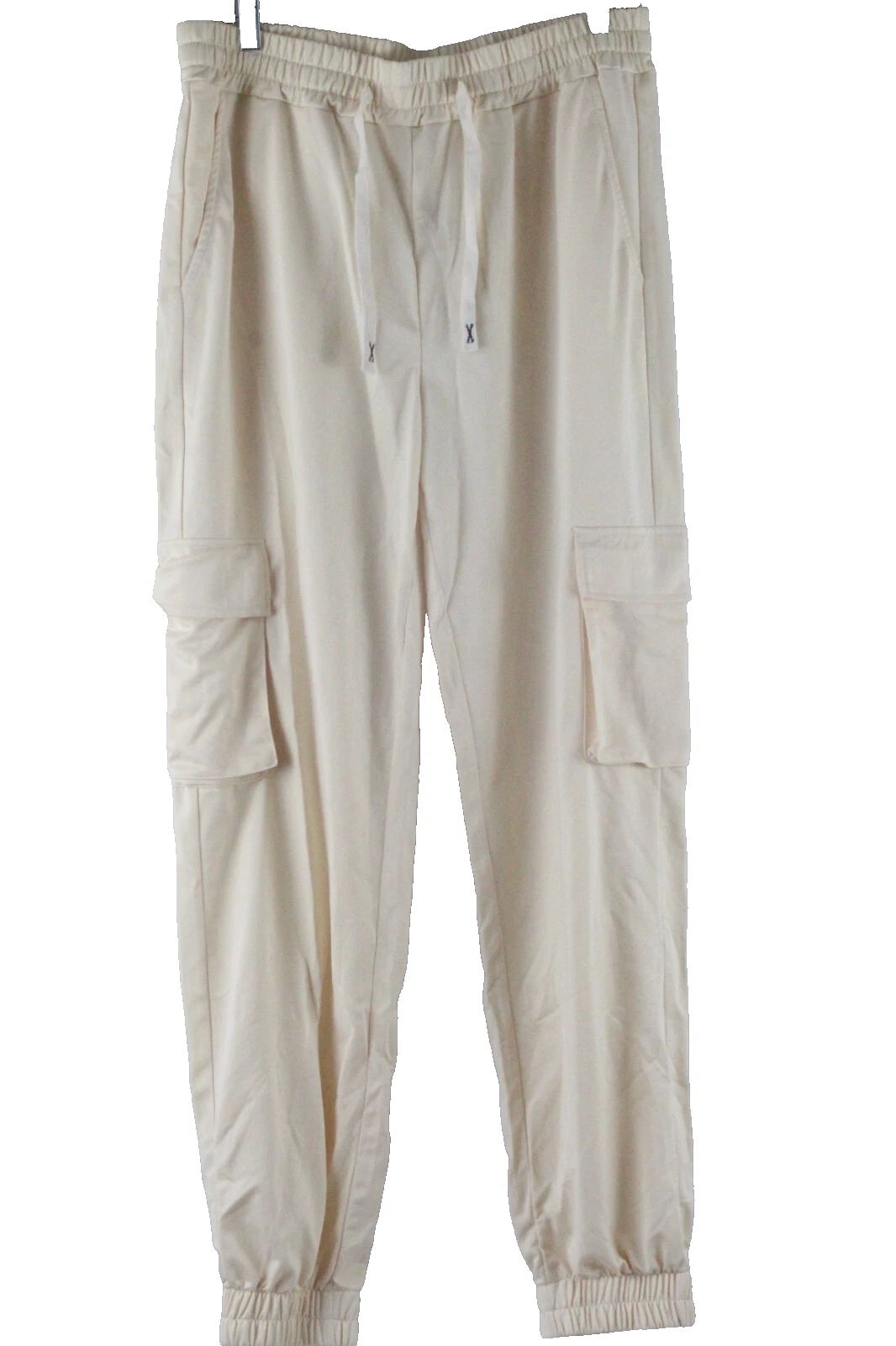 Men's Lightweight Cargo Jogger Pants XL Beige NWOT