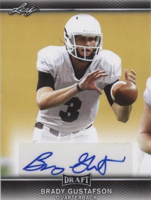 2017 Leaf Draft Brady Gustafson #A-BG2 - 1 of 2