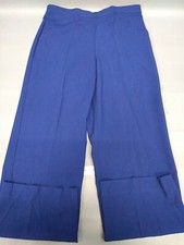Alfred Dunner Proportioned Medium Navy Blue Stretchy Pants Size 10