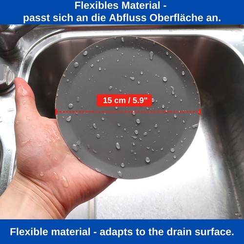 10 Stück Silikon Stöpsel Für Waschbecken & Babywannen - Universal Abflussstopfen