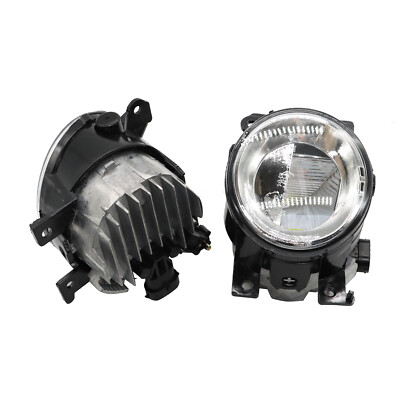 Pair Of LED Fog Lights - Direct Replacement For 2014-2020 Infiniti Q50, QX60, QX80 (6000K Cold White)
