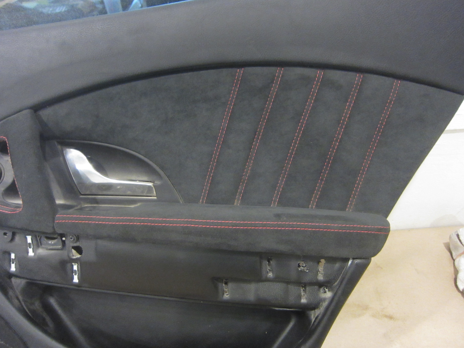 Maserati Quattroporte - RH Rear Interior Door Panel.Black. Part # 66939700