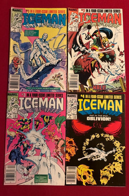 Iceman #1-4 (1984) Complete Limited Series Marvel Comics